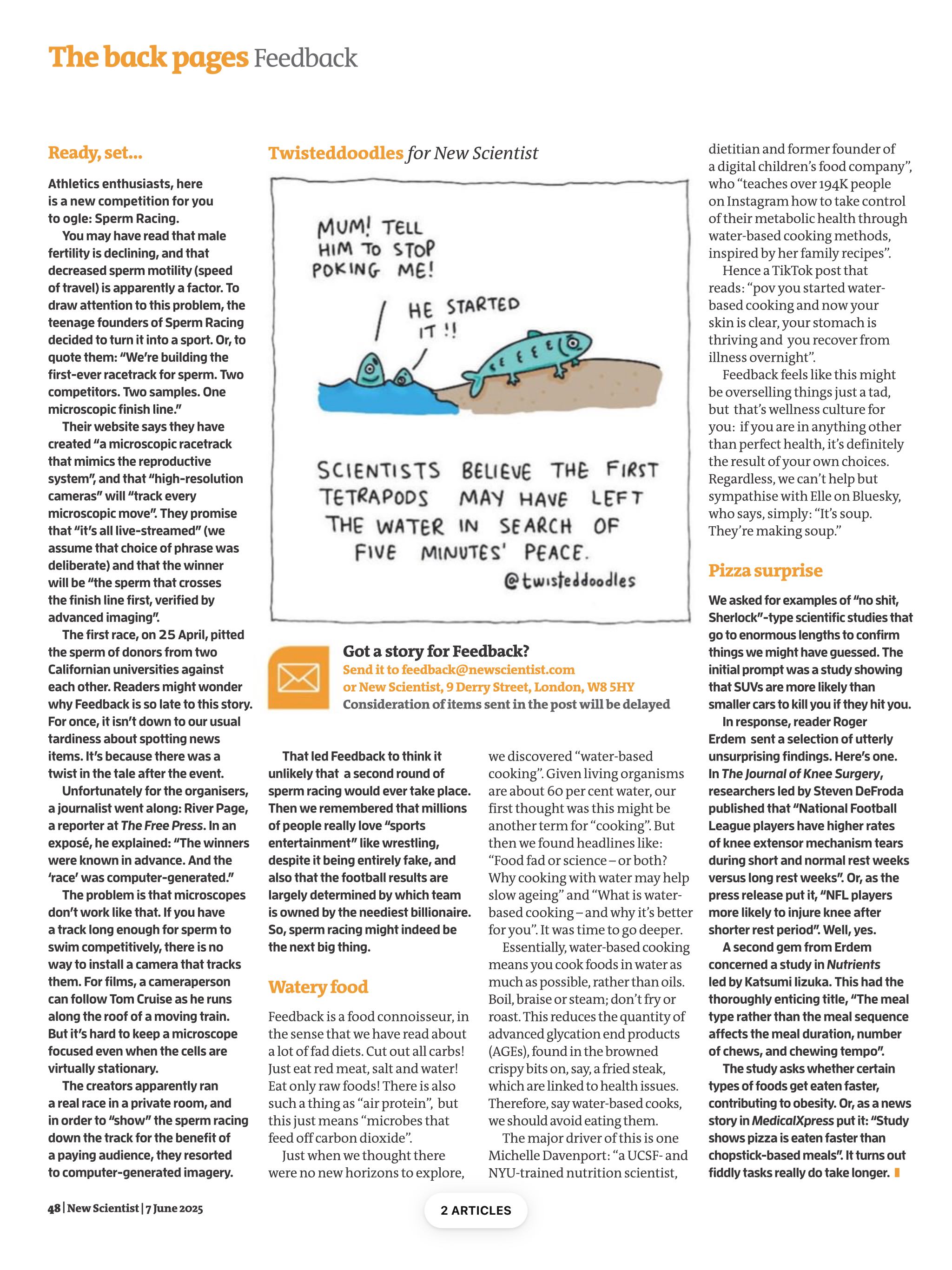 New Scientist  2025 June 7-13  (June) magazine collectible - Main Image 2