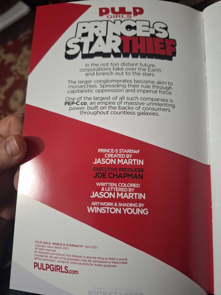 Pulp Girls: Prince-s Starthief  magazine collectible - Main Image 3