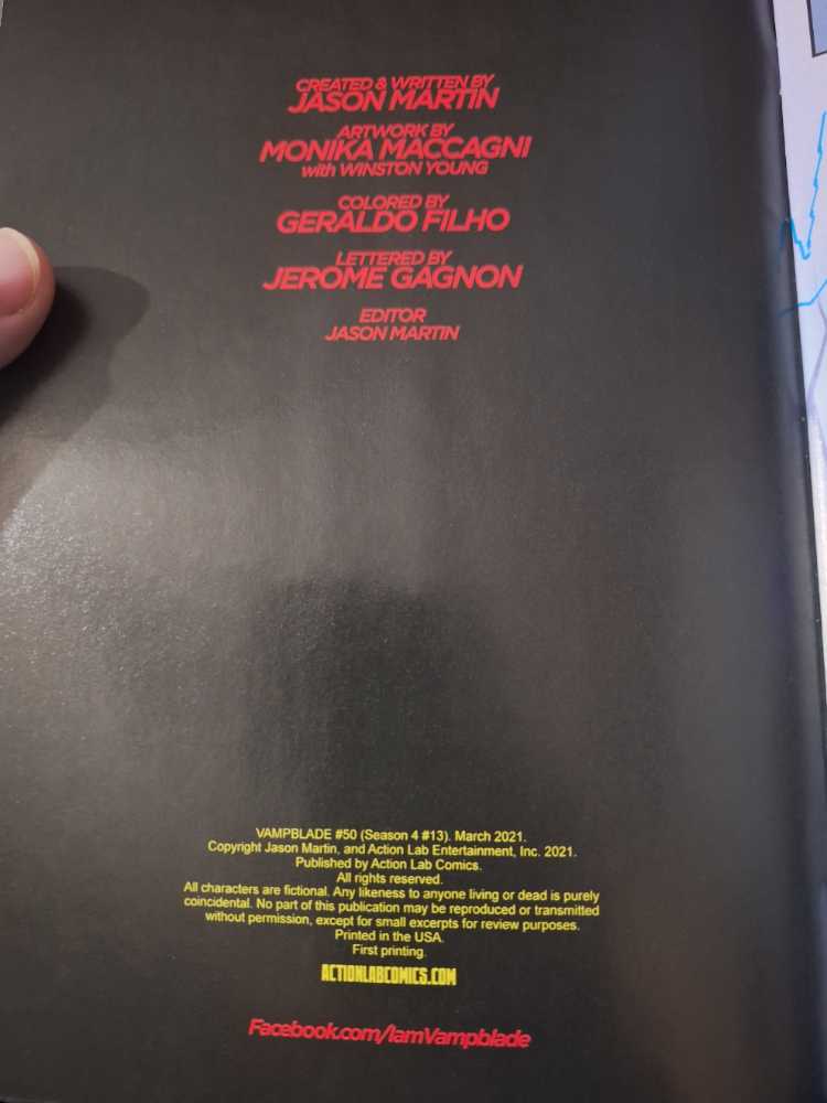 Vamp Blade  magazine collectible - Main Image 3