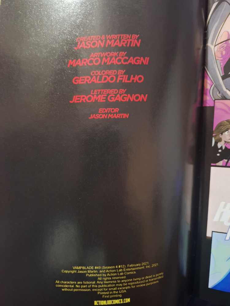 Vamp Blade  magazine collectible - Main Image 3