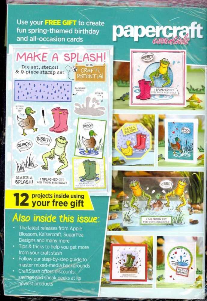Papercraft Essentials   (April) magazine collectible - Main Image 2