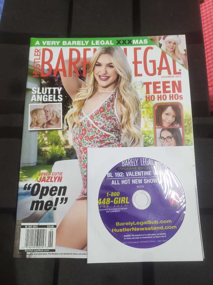 Hustler Barely Legal Jazlyn  (December) magazine collectible - Main Image 2