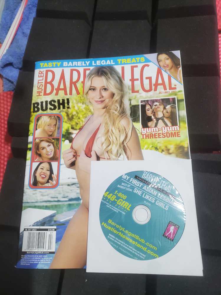 Hustler Barely Legal Skyler Storm  (October) magazine collectible - Main Image 2