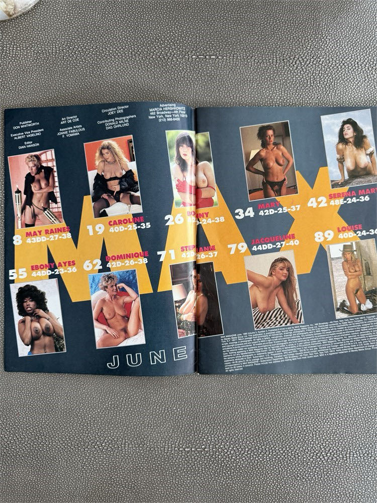 Max All 40 D cups  (June) magazine collectible - Main Image 3