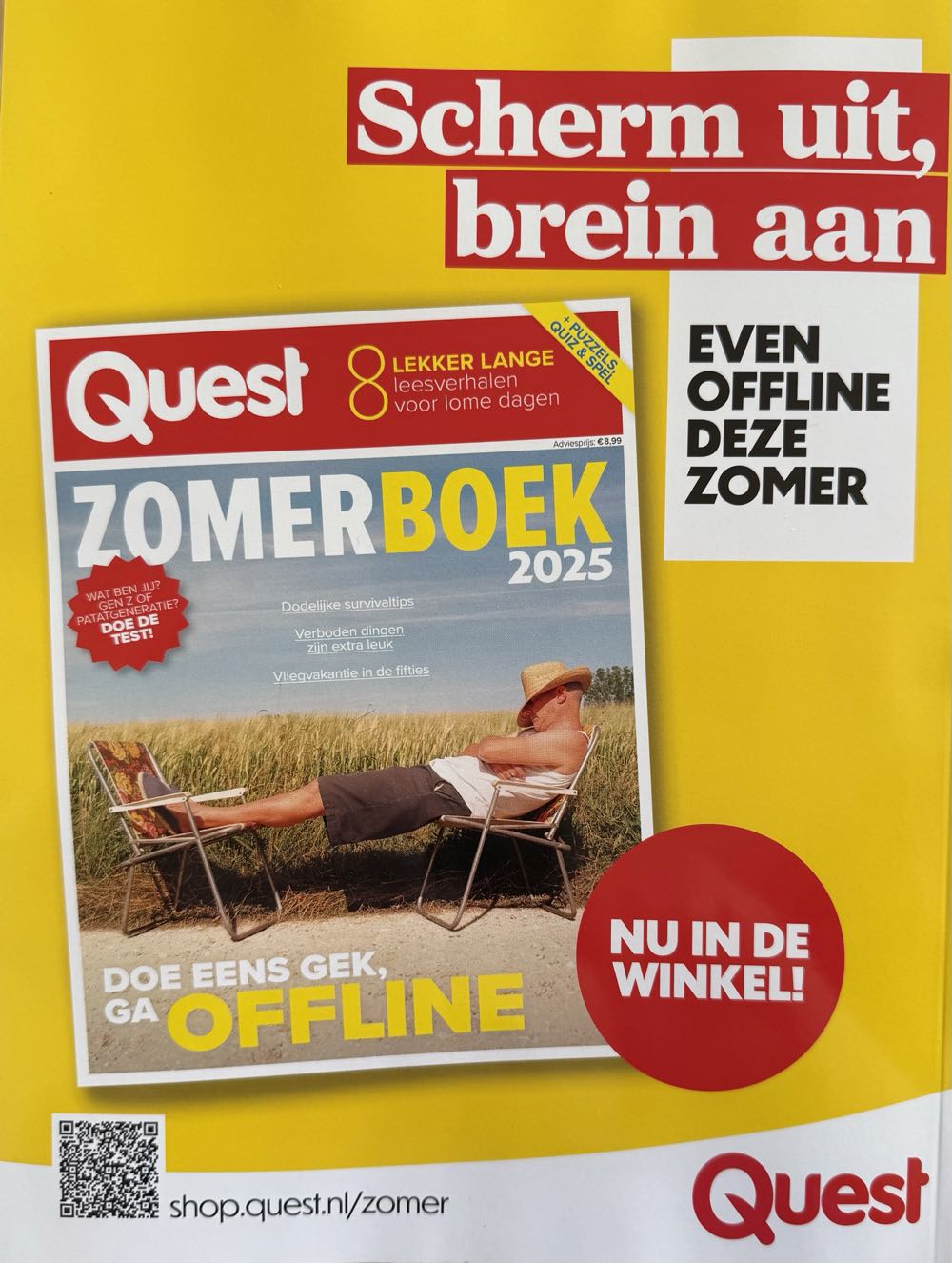 Quest: De Beste Vragen Van 2025 (en de leukste antwoorden)  (June) magazine collectible [Barcode 8715257202856] - Main Image 2