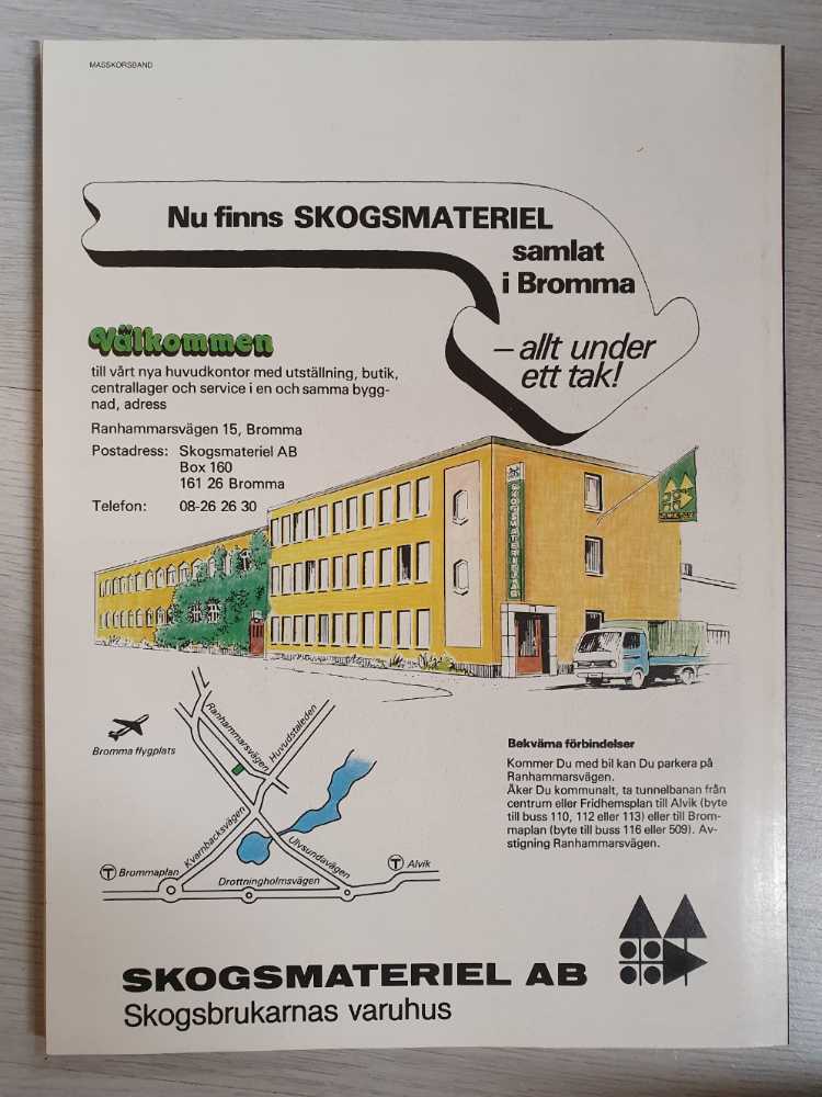 Skogsmaterial AB  magazine collectible - Main Image 2