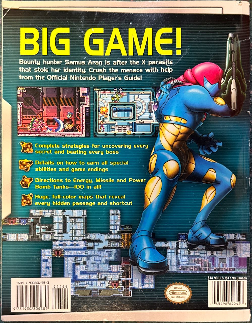 Metroid Fusion - Game Boy Advance Strategy Guide  magazine collectible - Main Image 2