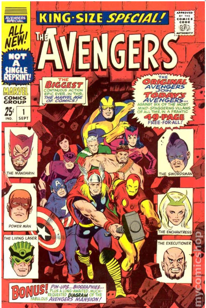 Z Avengers King Size 1  (September) magazine collectible - Main Image 2