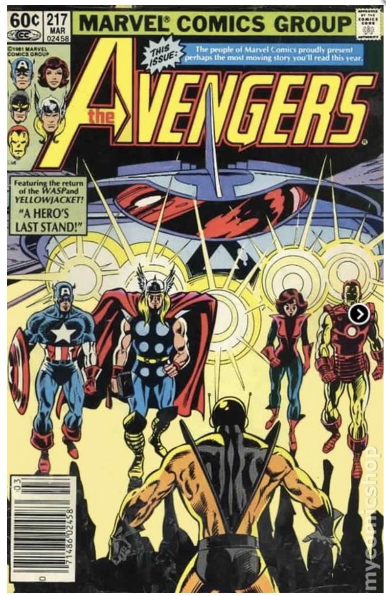 Avengers 217  magazine collectible - Main Image 2