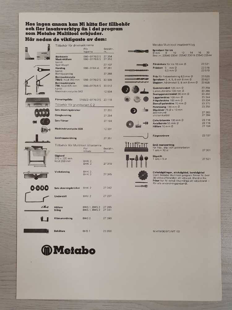 Metabo  magazine collectible - Main Image 2