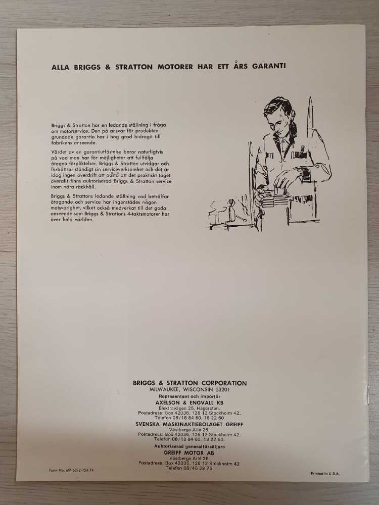 Briggs & Stratton  magazine collectible - Main Image 2