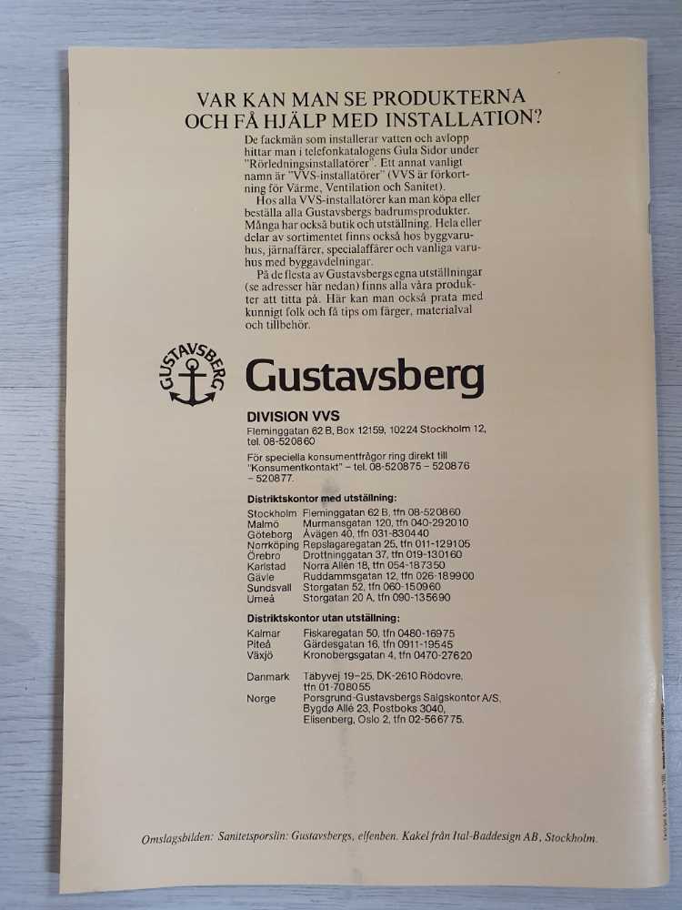 Gustavsberg  magazine collectible - Main Image 2