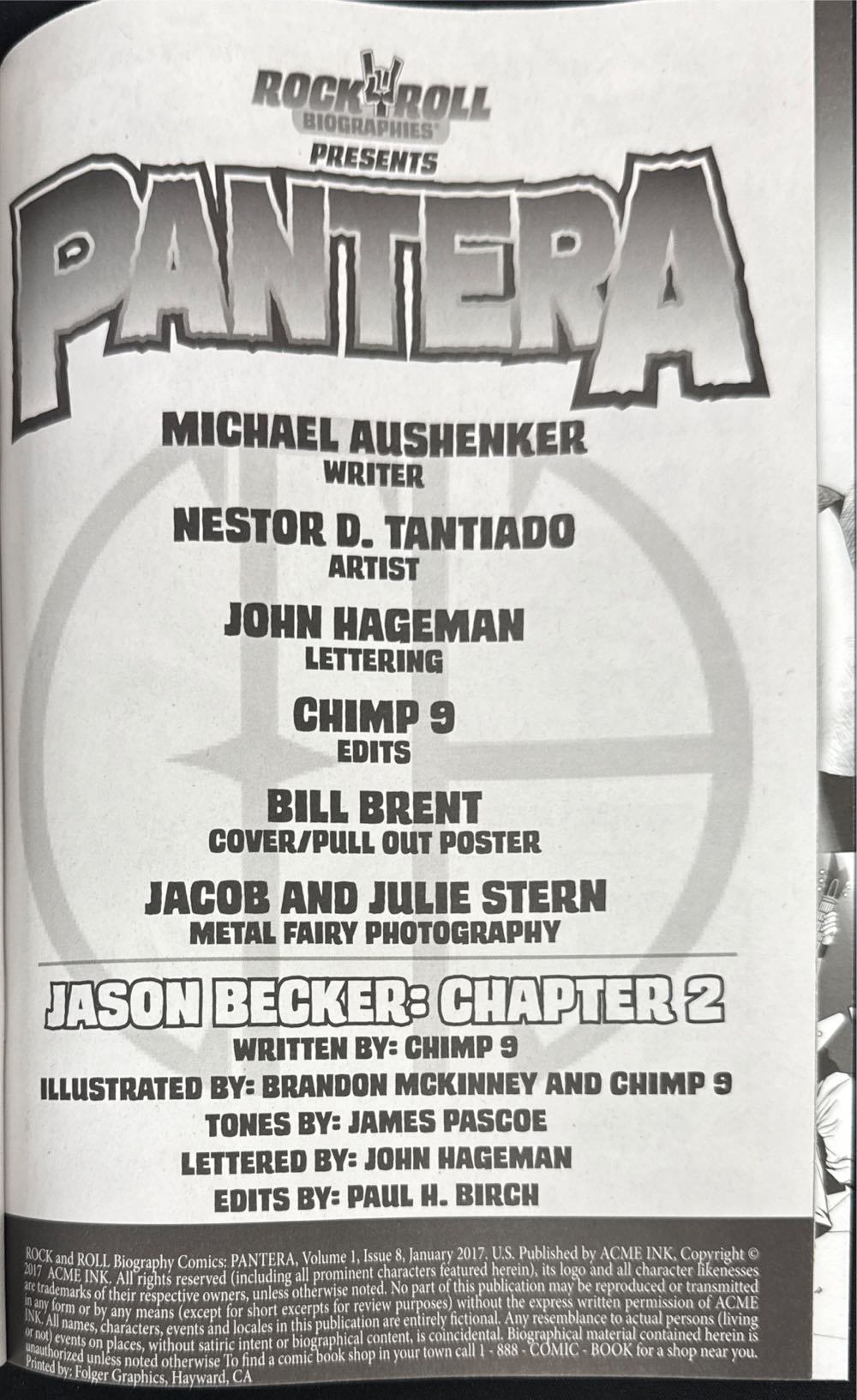 Rock & Roll Biographies #8 Prices Pantera :: Gumby  magazine collectible [Barcode 08068771750700811] - Main Image 3