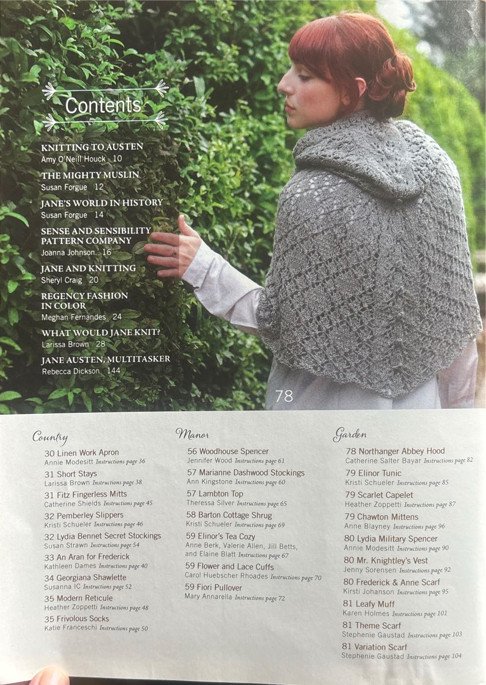 Jane Austen Knits 27 Inspired Knitted Projects Issue  (July) magazine collectible [Barcode 074851088609] - Main Image 2