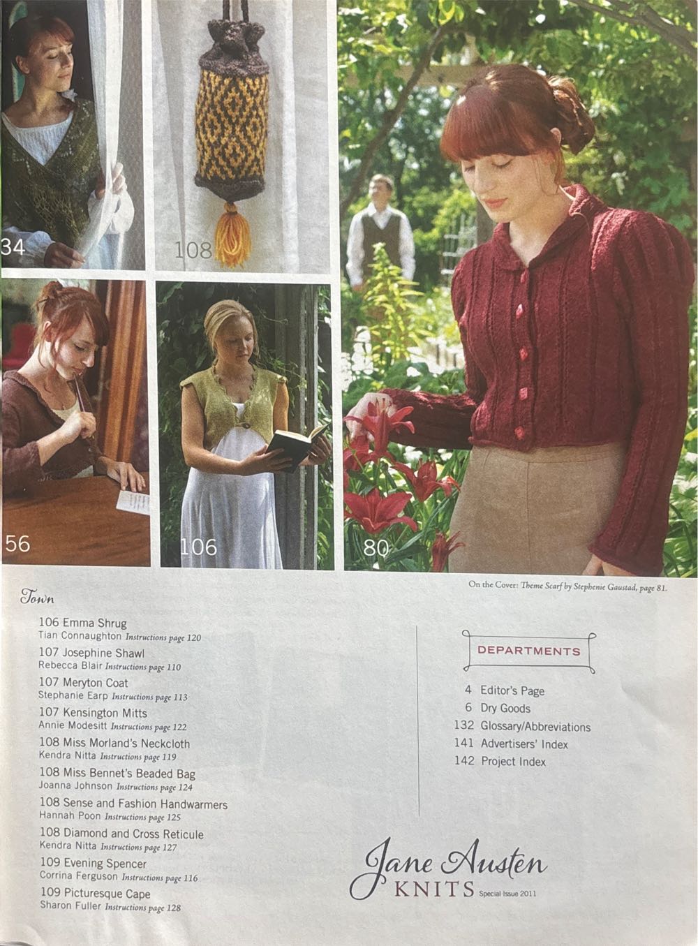 Jane Austen Knits 27 Inspired Knitted Projects Issue  (July) magazine collectible [Barcode 074851088609] - Main Image 3