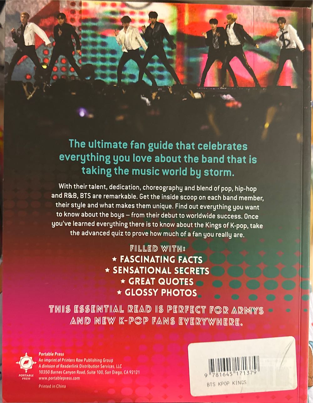 Bts: K-pop Kings: The Unauthorized Fan Guide  magazine collectible [Barcode 9781645171379] - Main Image 2