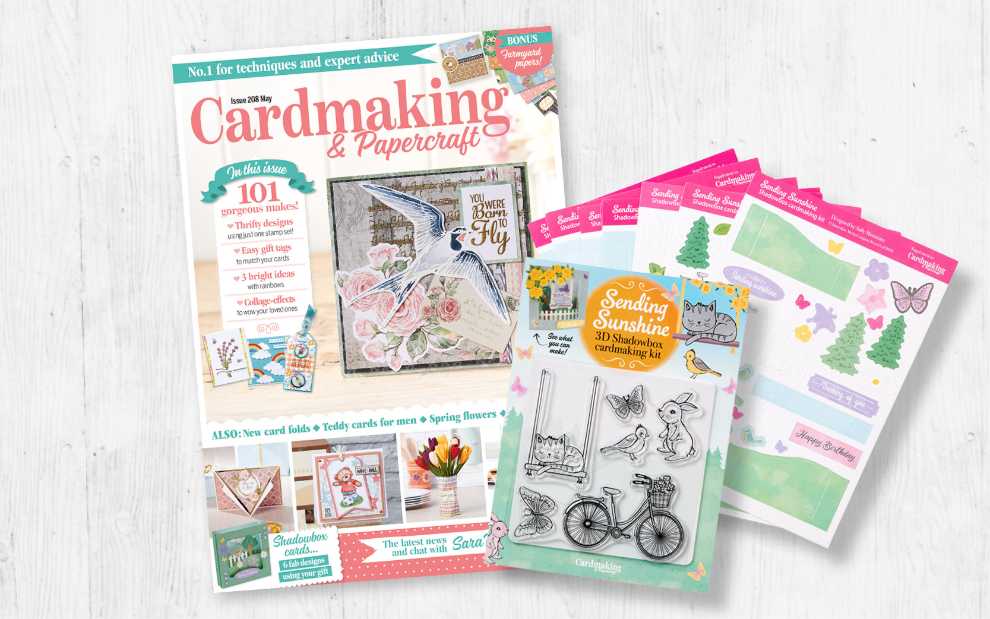 Cardmaking & Papercraft Issue 208  (May) magazine collectible [Barcode 977174280707305] - Main Image 2
