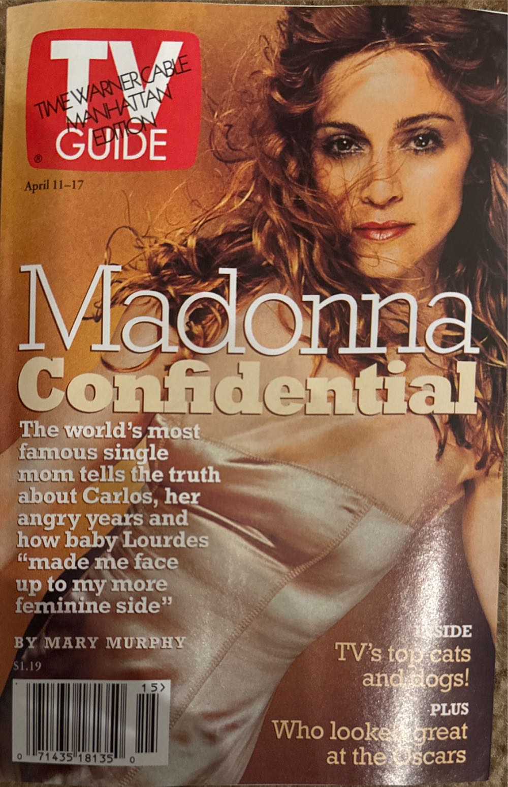TV GUIDE  (April) magazine collectible [Barcode 08644100007615] - Main Image 2