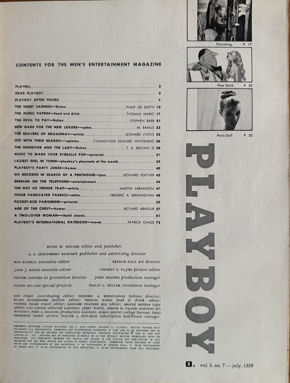 Playboy 05-07  (July) magazine collectible - Main Image 2