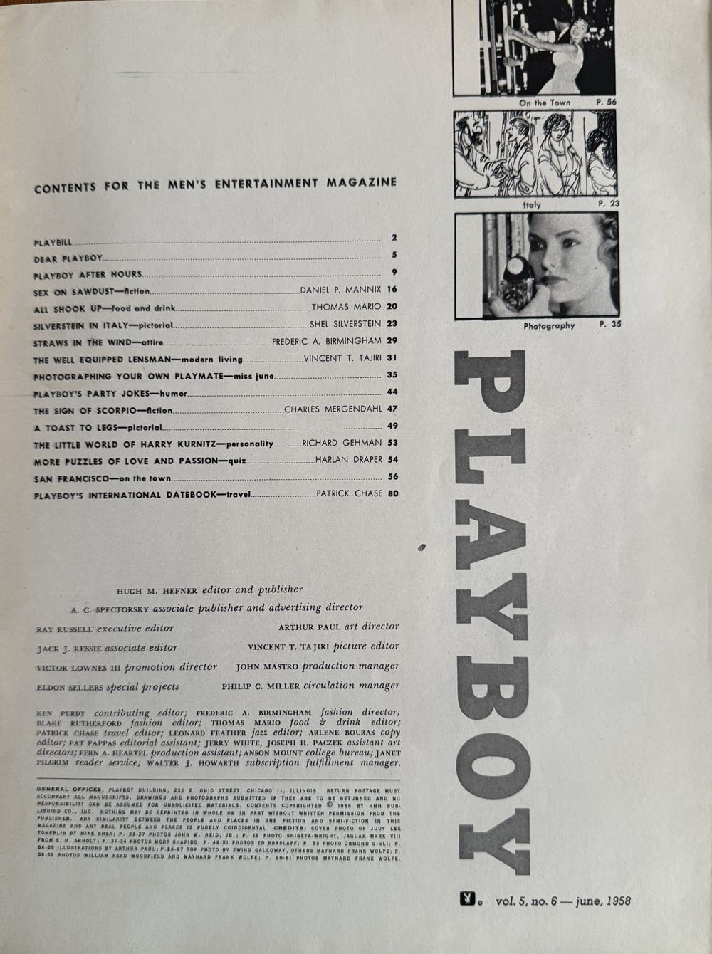 Playboy 05-06  (May) magazine collectible - Main Image 2