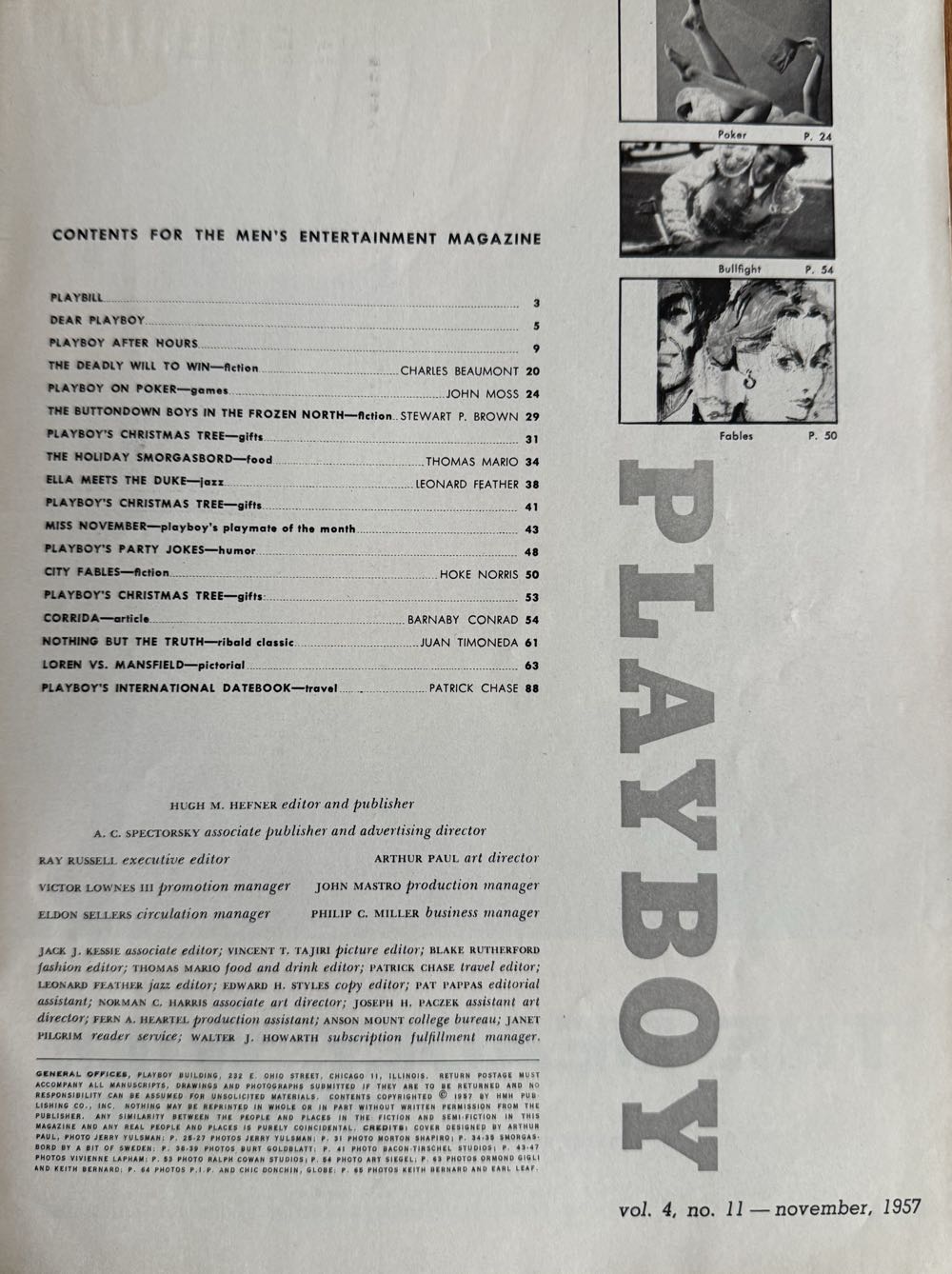 Playboy 04-11  (November) magazine collectible - Main Image 2