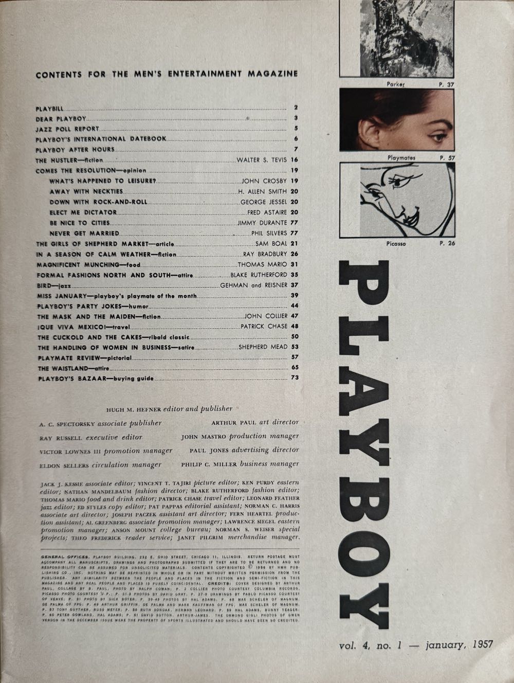 Playboy 04-01  (January) magazine collectible - Main Image 2