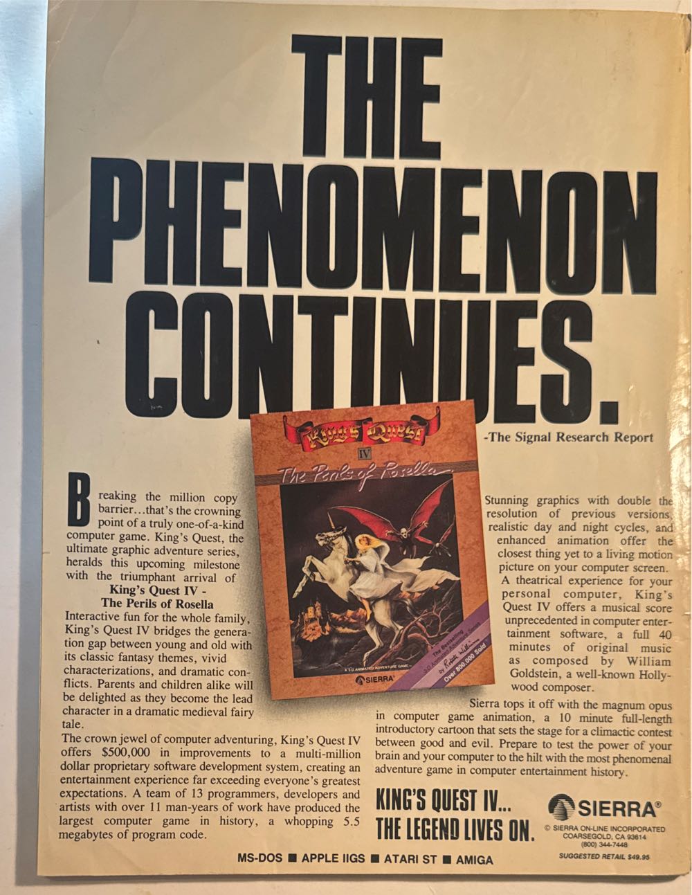 Game Players 2 MS-DOS Strategy Guide (V1N4)  magazine collectible [Barcode 07148601164404] - Main Image 2