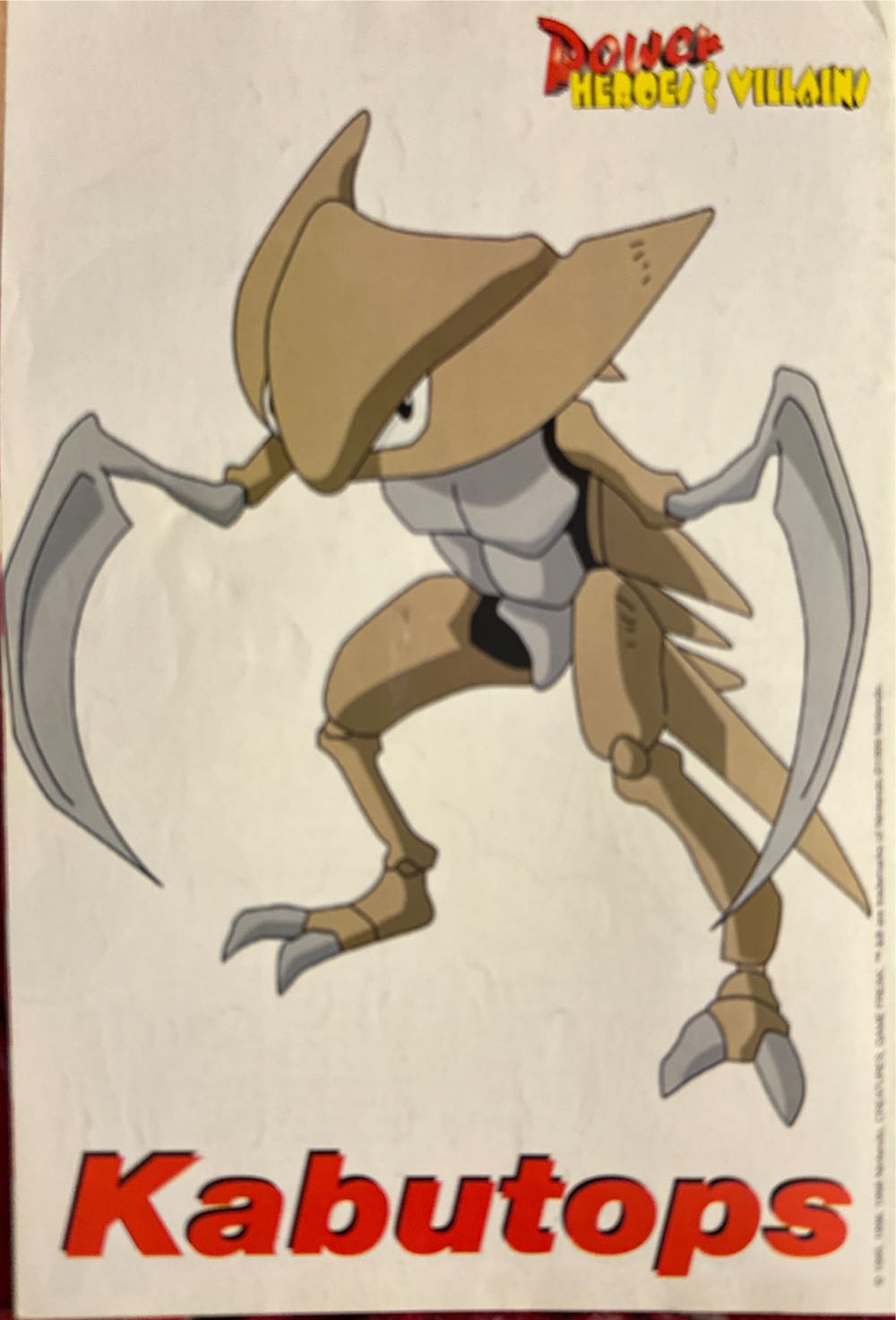 Power Heroes & Villains Pokemon 2000  magazine collectible - Main Image 2