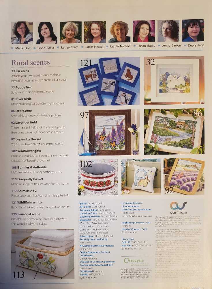 Ultimate Crossstitch - Nature  magazine collectible [Barcode 72527407815857] - Main Image 3