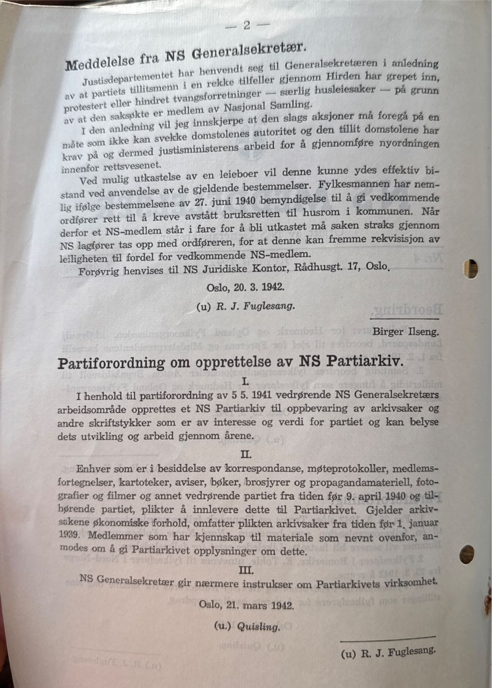 Krig: NS Meddelelser (H)  (April) magazine collectible - Main Image 2