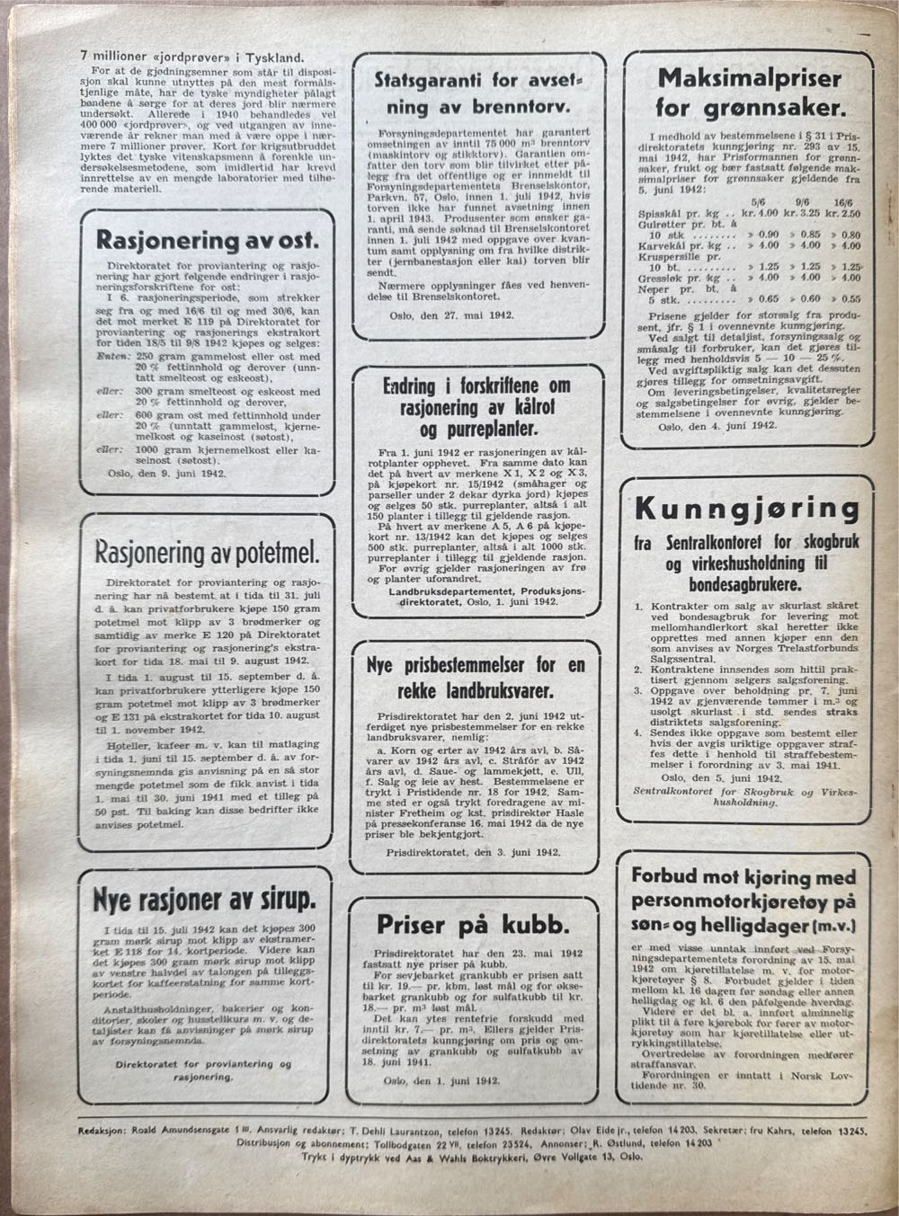 Norsk jord (H)  (June) magazine collectible - Main Image 2