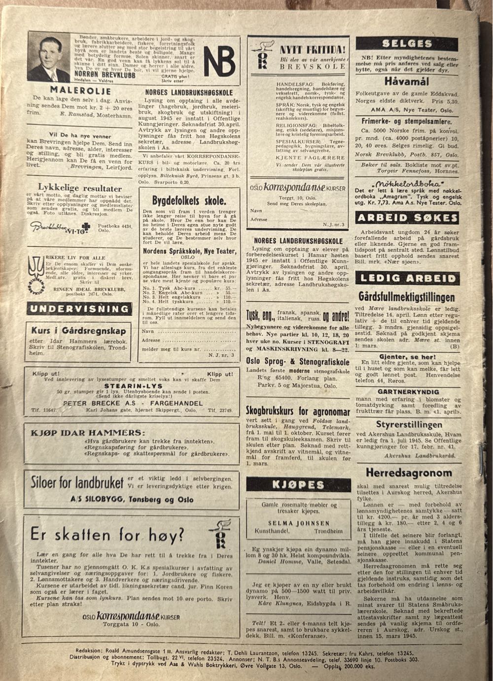 Norsk jord (H)  (March) magazine collectible - Main Image 2