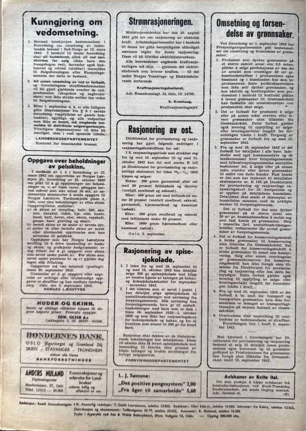 Norsk jord (H)  (September) magazine collectible - Main Image 2