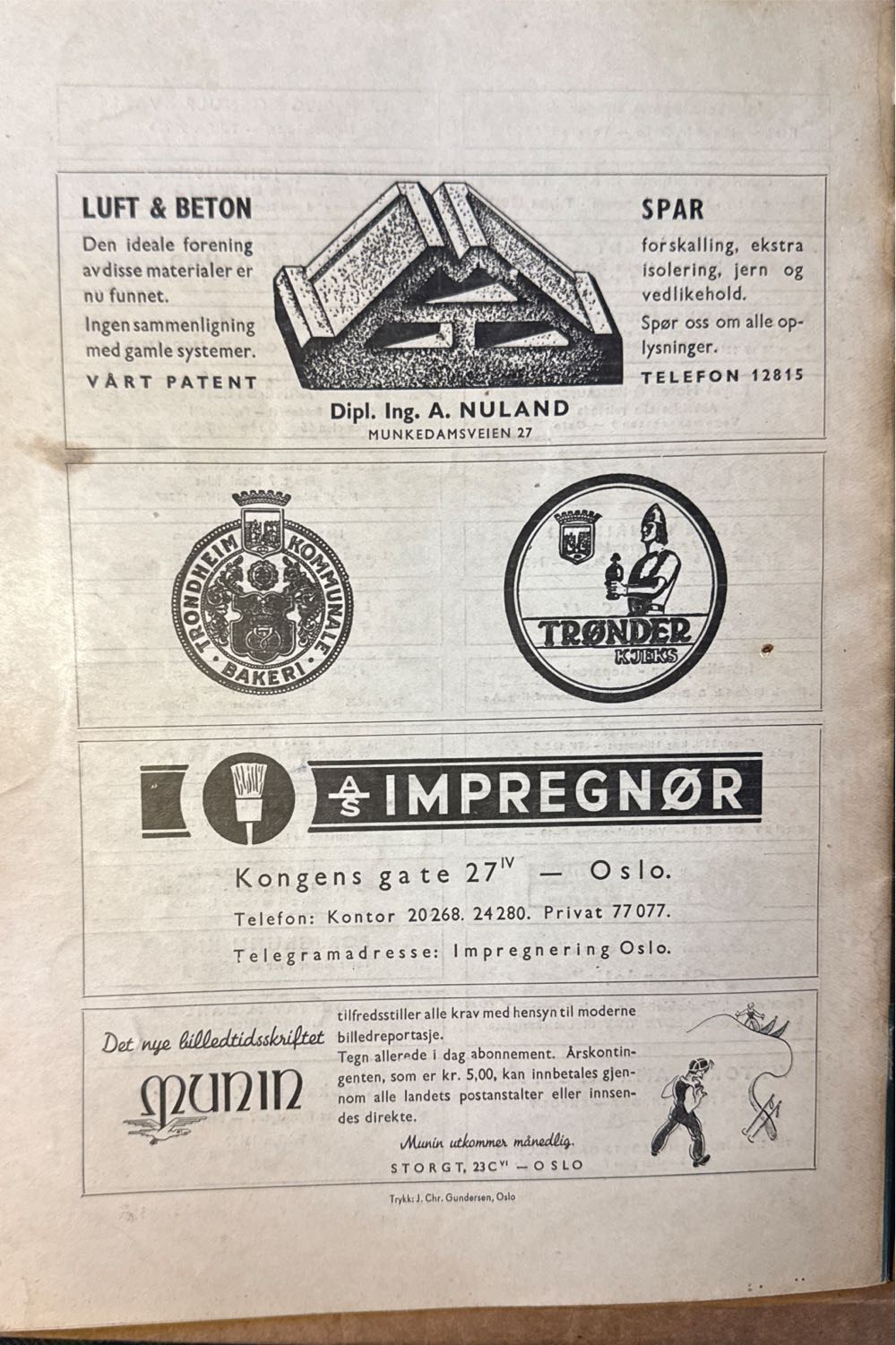 Heim og ætt (H)  (March) magazine collectible - Main Image 2