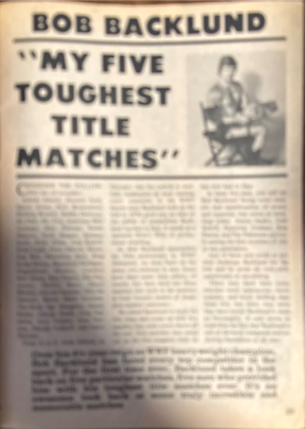 Sports Review Wrestling 1982 Annual Winter  magazine collectible - Main Image 4