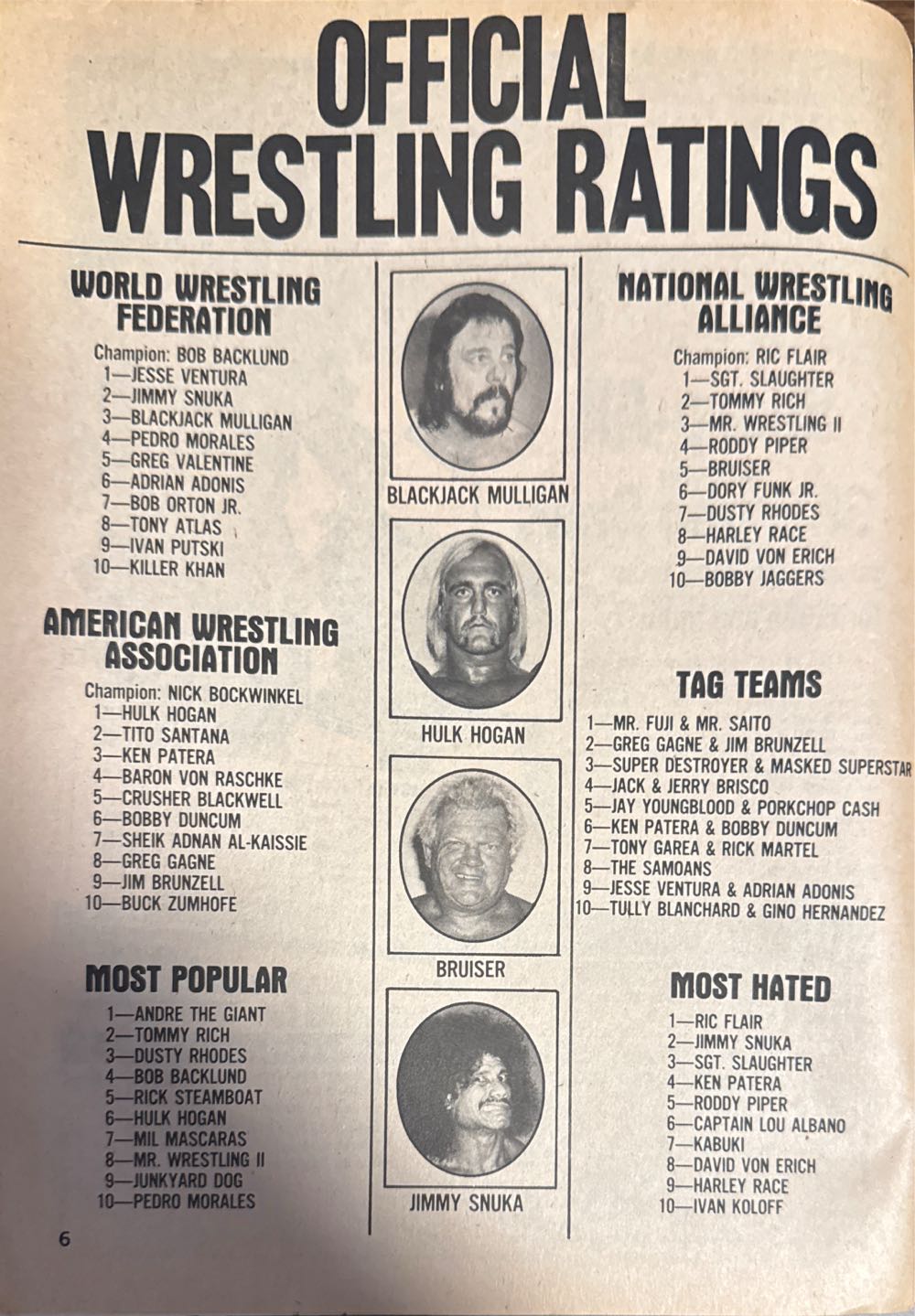 The Wrestler  (June) magazine collectible [Barcode 07189647951506] - Main Image 2