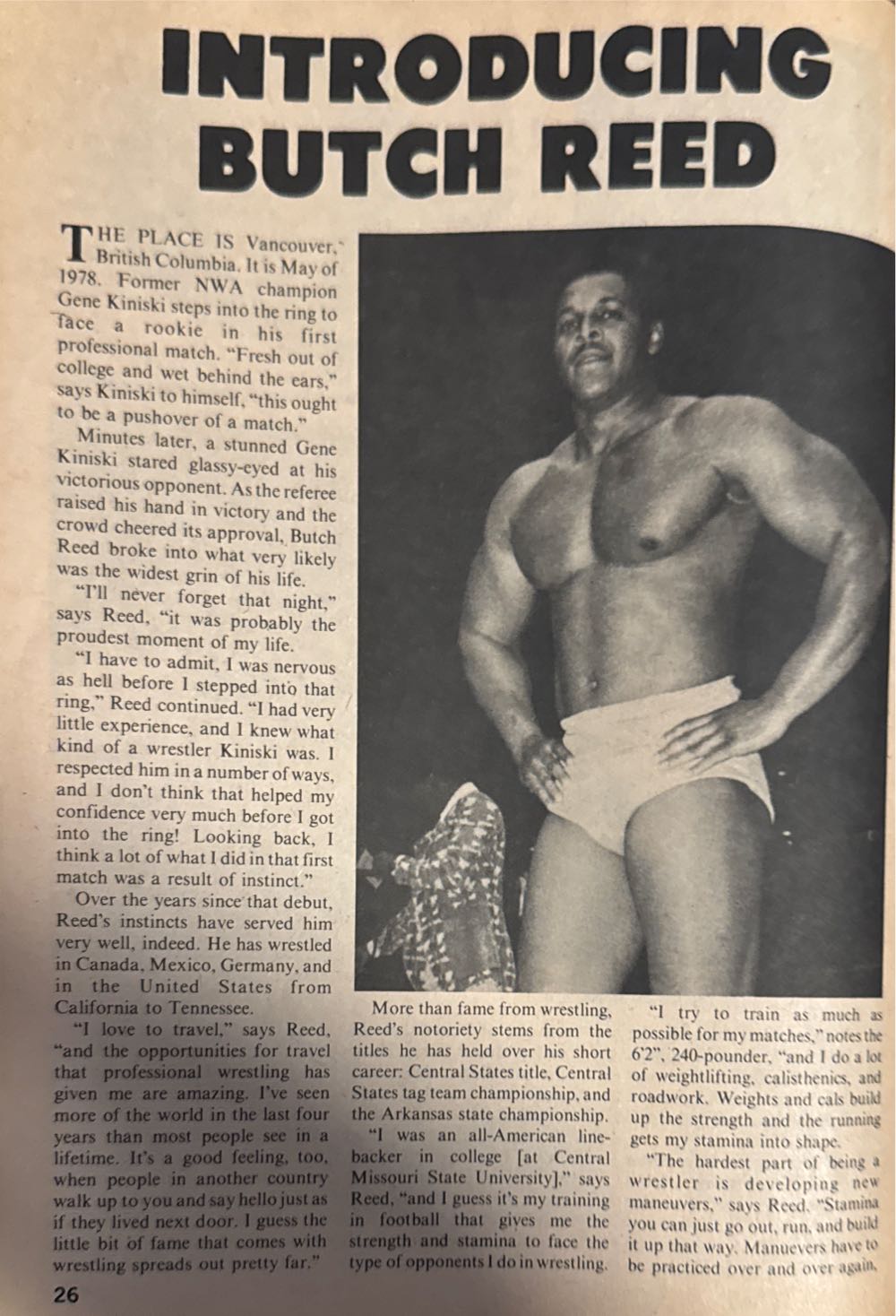 The Wrestler  (June) magazine collectible [Barcode 07189647951506] - Main Image 4