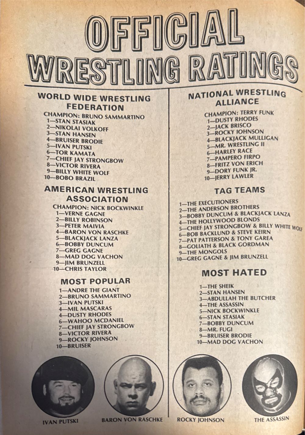Victory Sports Series Wrestling 1977 Annual  magazine collectible - Main Image 3