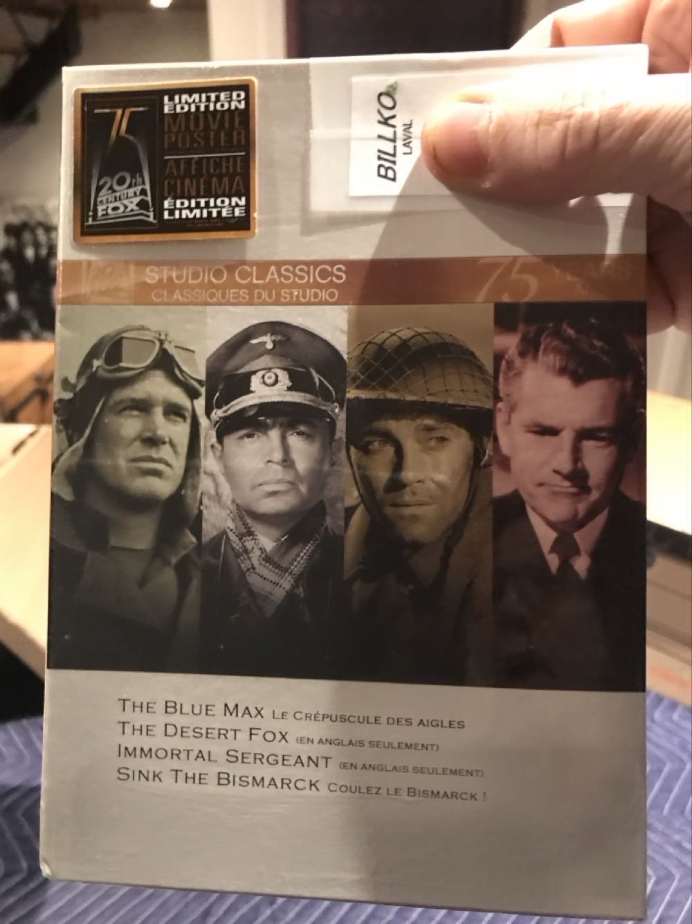 Fox Studio Classics: The Blue Max/The Desert Fox/Immortal Sergeant/Sink The Bismark