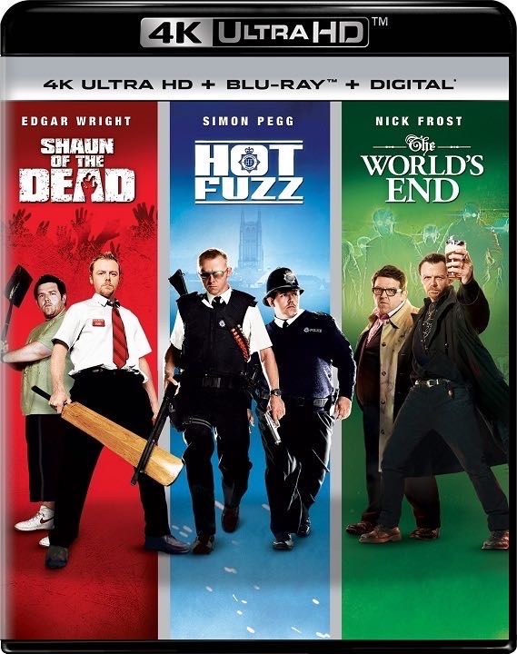 Shaun of the Dead, Hot Fuzz, & The World’s End (4K)