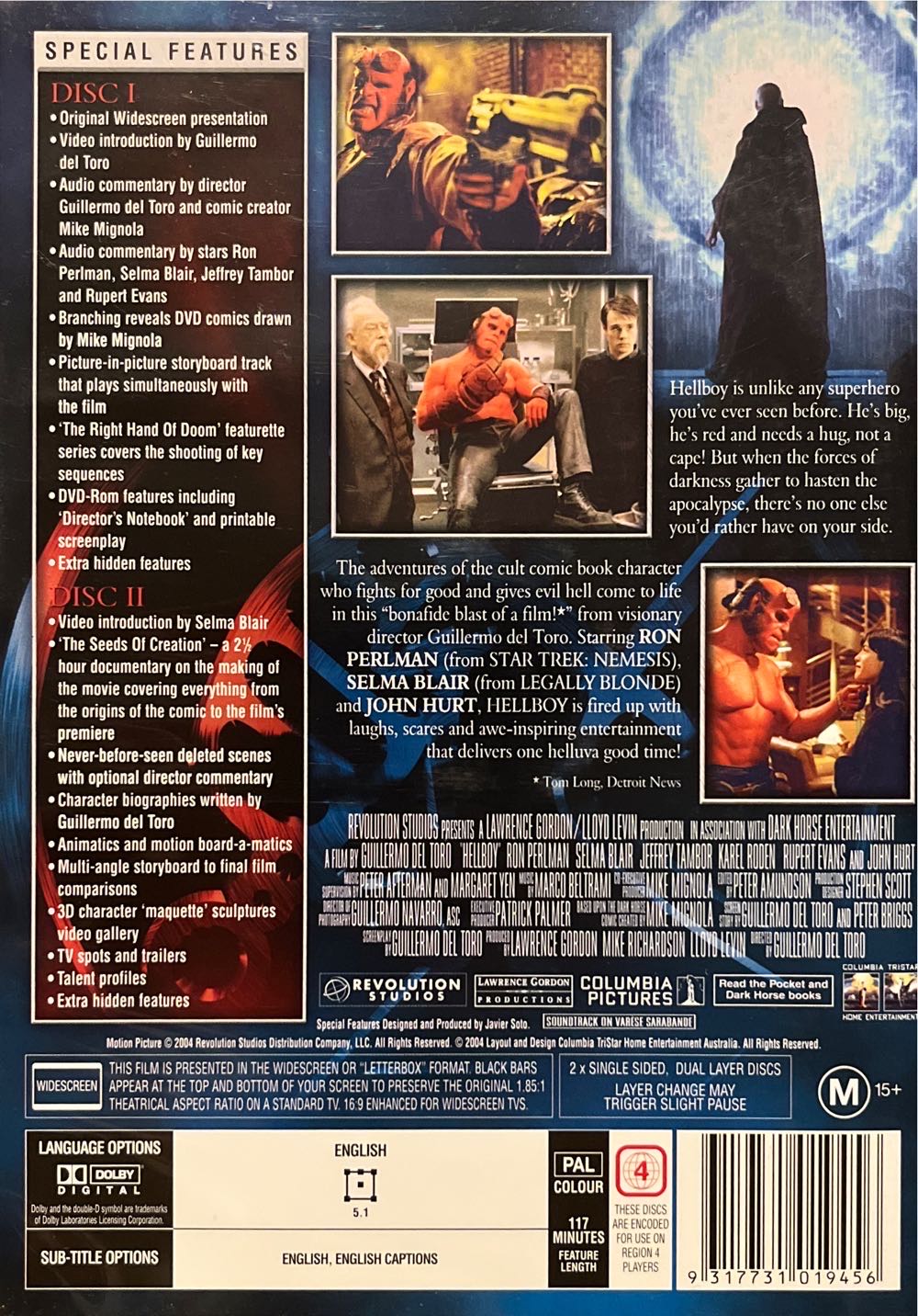 Hellboy DVD movie collectible [Barcode 9317731019456] - Main Image 2