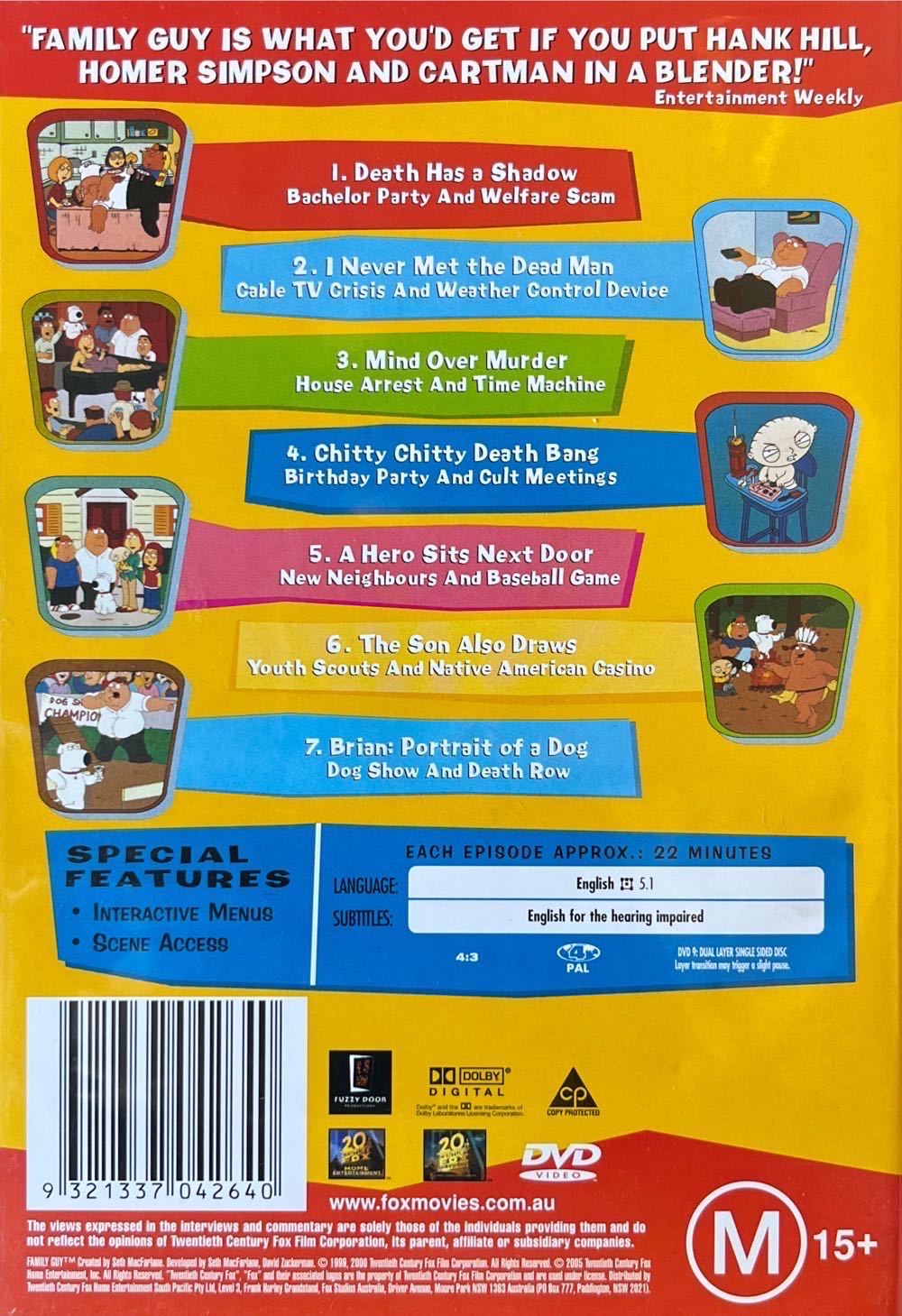Family Guy DVD movie collectible [Barcode 9321337042640] - Main Image 2