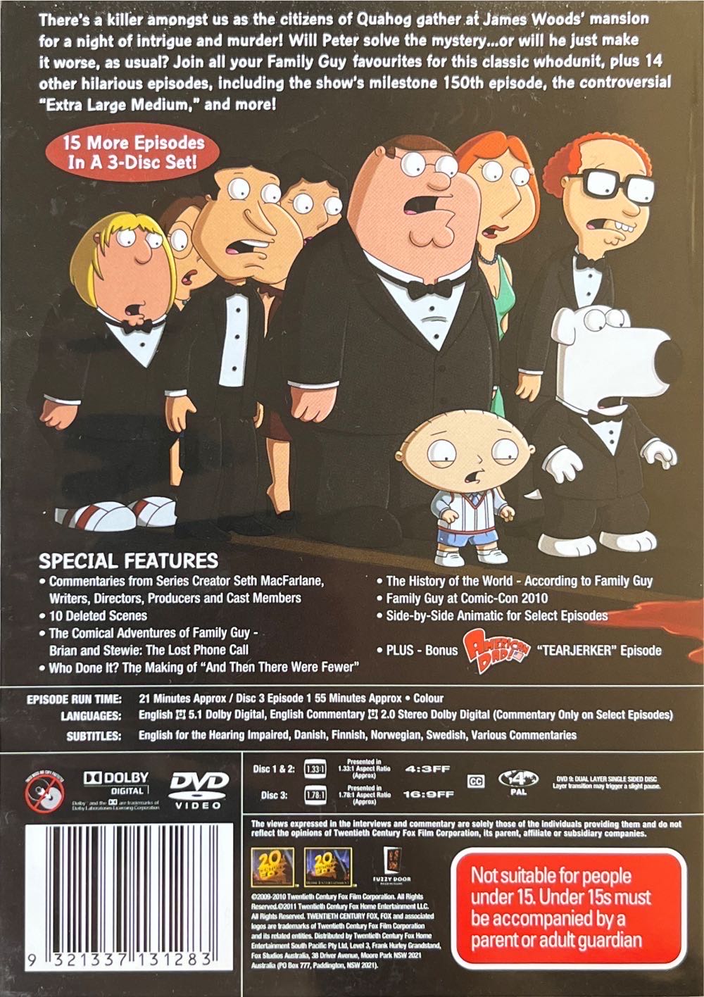 Family Guy DVD movie collectible [Barcode 9321337131283] - Main Image 2