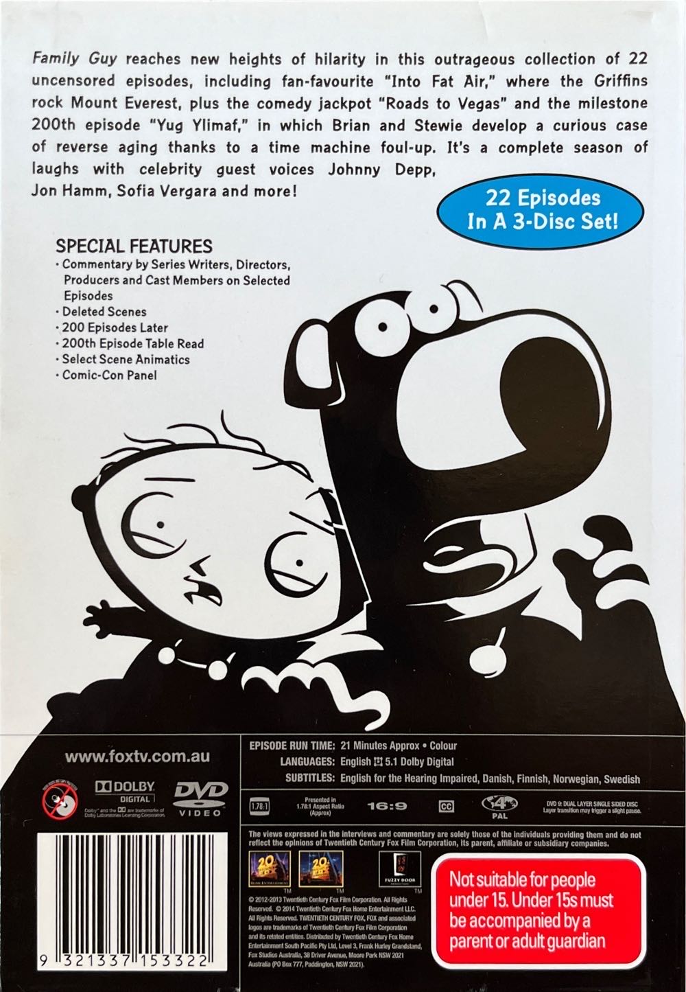 Family Guy DVD movie collectible [Barcode 9321337153322] - Main Image 3