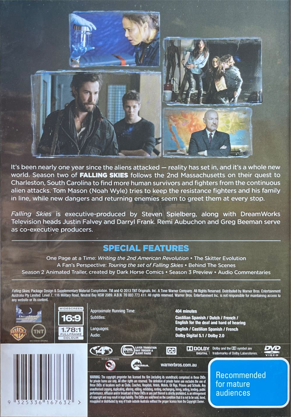 Falling Skies DVD movie collectible [Barcode 9325336167632] - Main Image 2