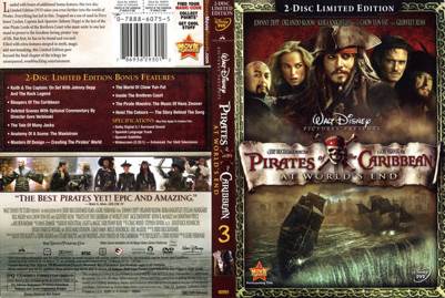 Pirates of the Caribbean 3: At World’s End DVD movie collectible [Barcode 786936292992] - Main Image 2