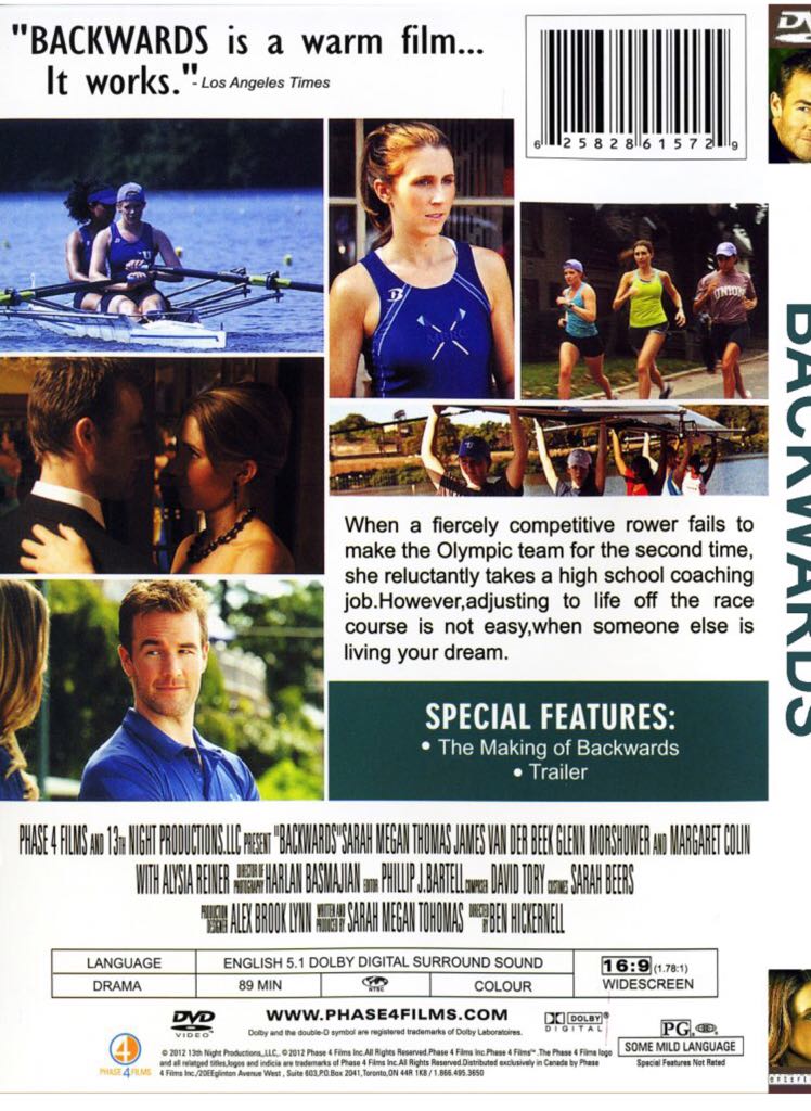 Backwards DVD movie collectible [Barcode 625828615726] - Main Image 2