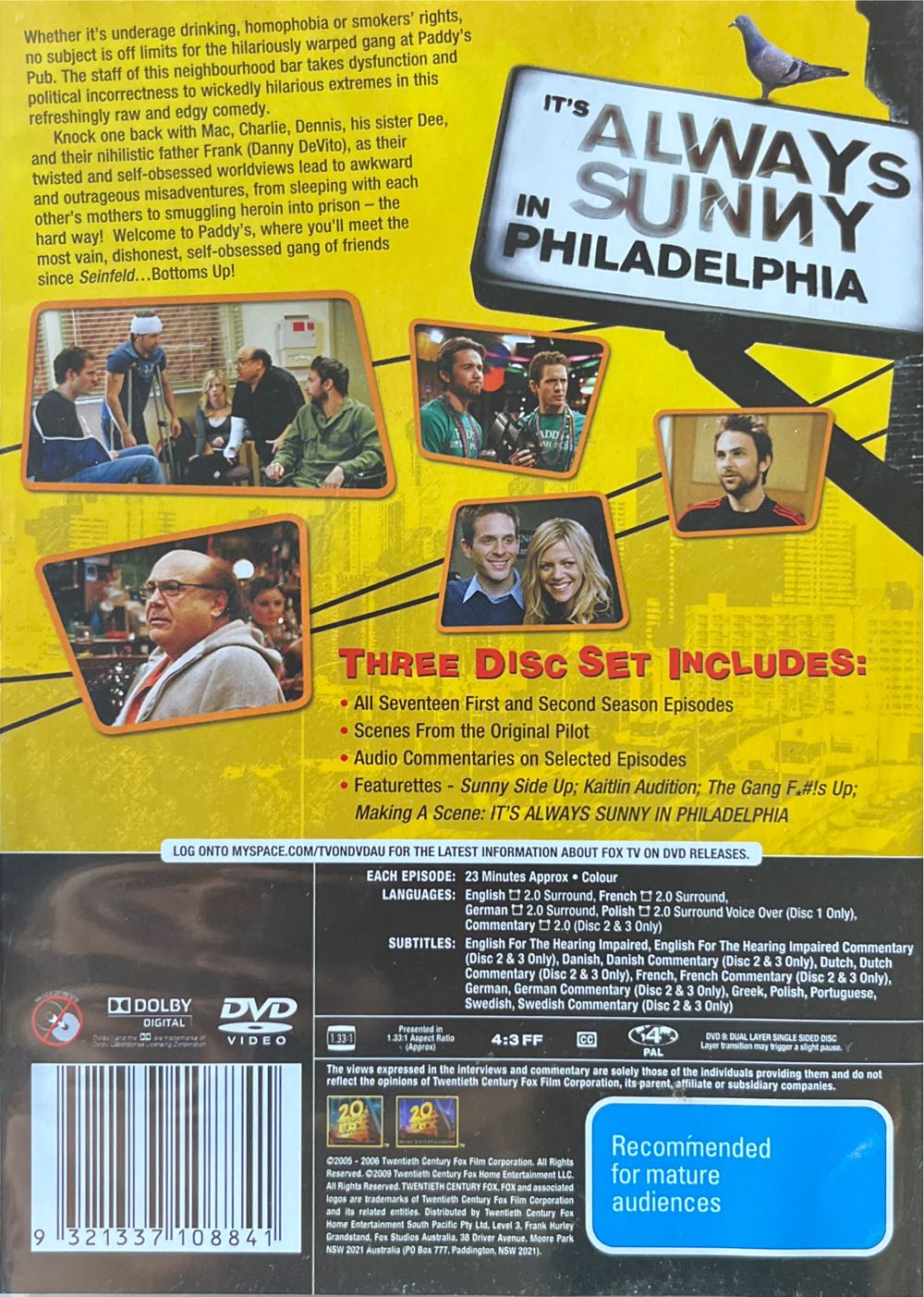 It’s Always Sunny In Philadelphia DVD movie collectible [Barcode 9321337108841] - Main Image 2
