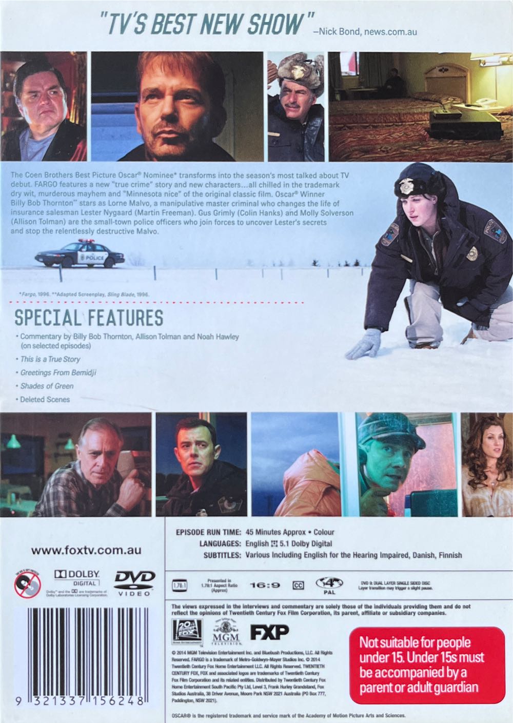 Fargo DVD movie collectible [Barcode 9321337156248] - Main Image 2