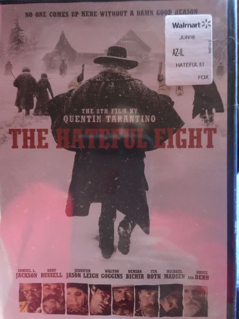 The Hateful Eight - Samuel L Jackson, Kurt Russell, Bruce Dern, Jennifer Jason Leigh, Walton Coggins, Tim Roth, Michael Madsen